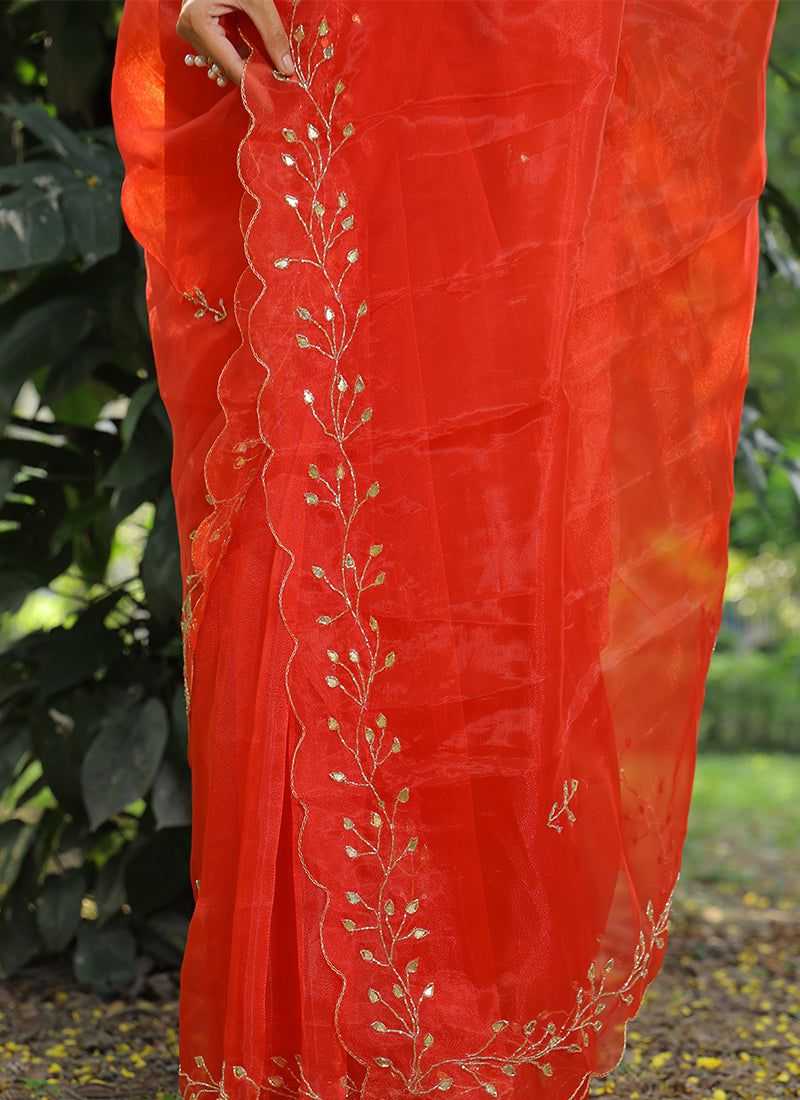 YNF ORGANZA RRS  pearl WHOLESALE SAREE MANUFACTURER